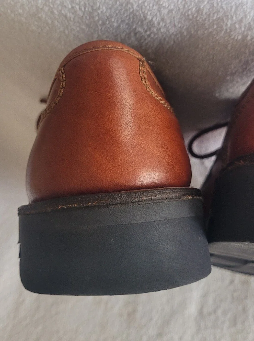 Clarks Men’s Brown Leather Active Air Vent oxford style Shoes Size 8.5 med